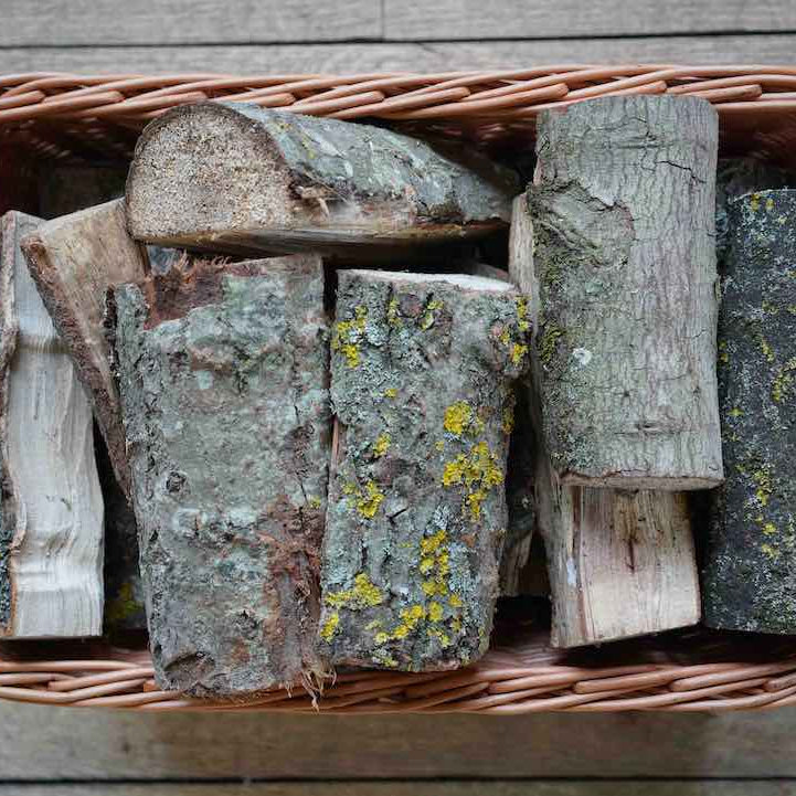 Willow weaving - Log Basket