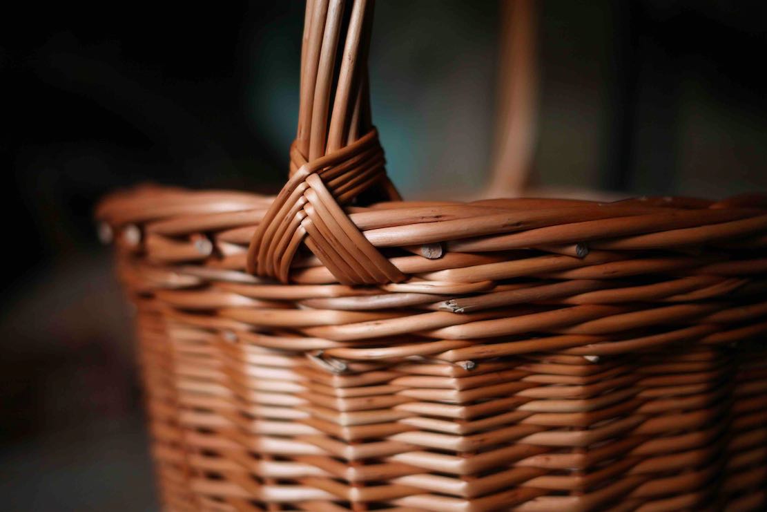 finished shopping basket