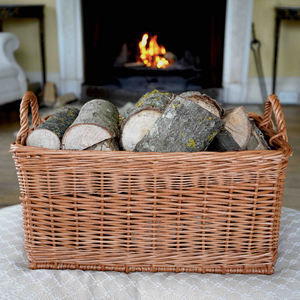 basket weaving - log basket