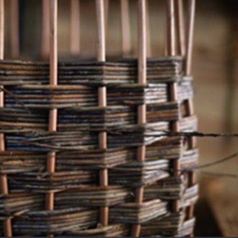 how to weave a willow basket